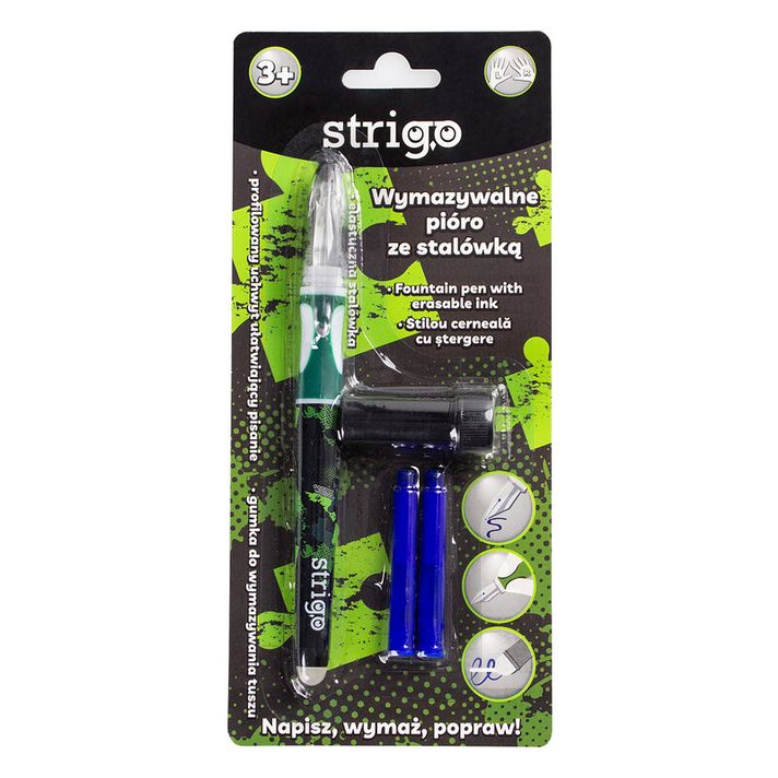STRIGO - Gumovací pero na bombičky Strigo - tmavě zelené