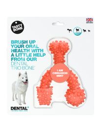 TASTY BONE - Dental trio kostička nylonová pro velké psy - Skořice & Máta