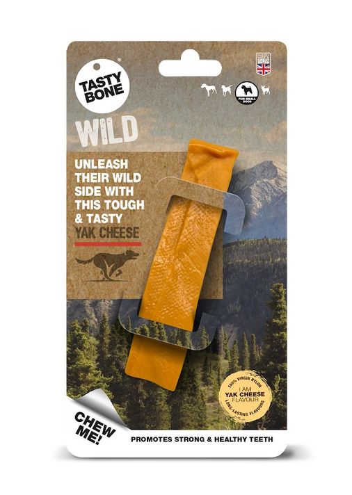 TASTY BONE - Wild kostička nylonová - Jačí sýr