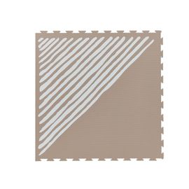 TODDLEKIND - Prettier Hrací podložka Puzzle Sandy Lines Tan 120 x 180 cm