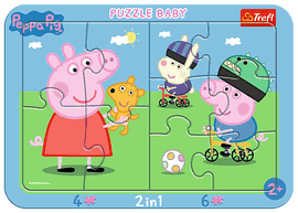TREFL - Baby puzzle s rámečkem - Peppa Pig