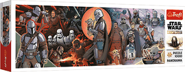 TREFL - Panoramatické puzzle 1000 - Dobrodružství Mandalorian / Lucasfilm Star Wars The Mand
