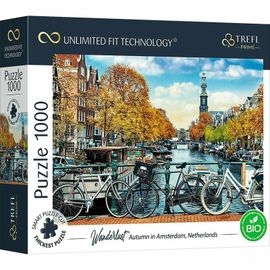 TREFL - Prime puzzle 1000 UFT - Toulky: Podzim v Amsterdamu, Nizozemsko