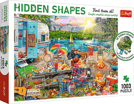 TREFL - Puzzle 1000 Hidden Shapes -Výlet karavanem