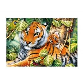 TREFL - puzzle 1500 Dva tygři