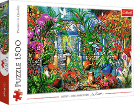 TREFL - Puzzle 1500 - Tajemná zahrada