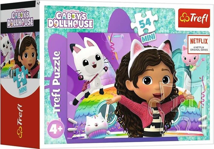TREFL - Puzzle 54 Mini - S Gabby je vždycky zábava / Universal Gabby's Dollhouse