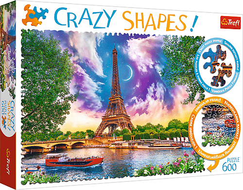 TREFL - Puzzle 600 Crazy Shapes - Paříž