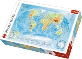 TREFL - Puzzle Zeměpisná mapa 1000