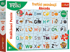 TREFL - Vzdělávací puzzle 30 dílků - Treflíci poznávají abecedu CZ / Trefl