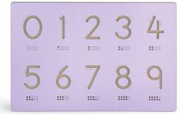 VIGA - dřevěná tabule čísla 60x40cm