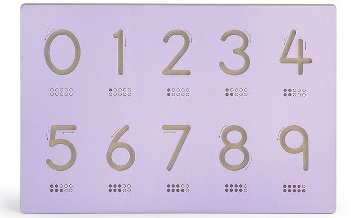 VIGA - dřevěná tabule čísla 60x40cm