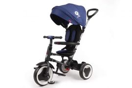 VOLARE QPLAY - Dětská tříkolka, Tricycle Rito Deluxe, modrá