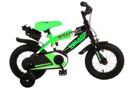 VOLARE - Dětské kolo pro chlapce Sportivo Neon Green Black 12 " - složený na 95%