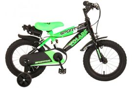 VOLARE - Dětské kolo pro chlapce Sportivo Neon Green Black 14 "