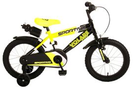 VOLARE - Dětské kolo pro chlapce Sportivo Neon Yellow Black 16 " - složený na 95%