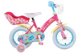 VOLARE - Dětské kolo pro dívky, Peppa Pig,, 12 "- růžový
