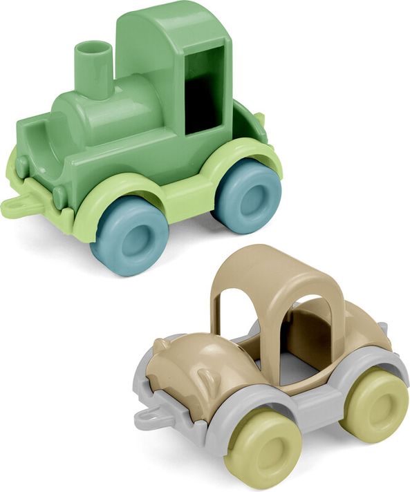 WADER - RePlay Kid Cars sada brouka a lokomotivy