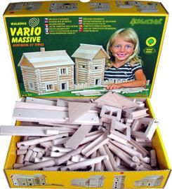 WALACHIA - Dřevěná stavebnice VARIO MASSIVE 209 dílů