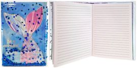 WIKY - Zápisník 80 listů mořská panna, třpytky s tekutinou 15x21cm, Mix produktů