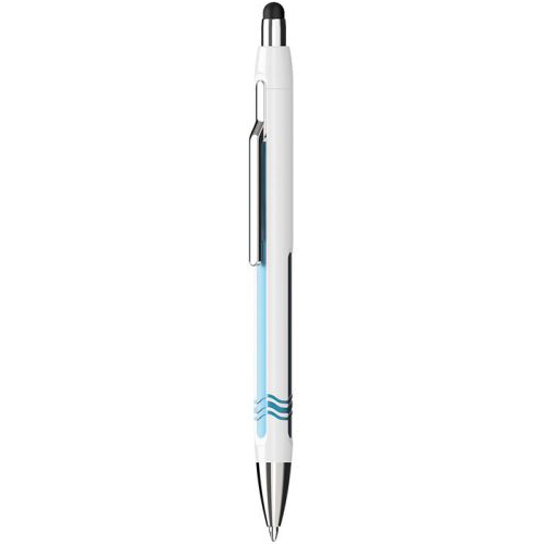 SCHNEIDER - Kuličkové pero Epsilon Touch, white-blue 0,7 mm pro dotykové zařízení