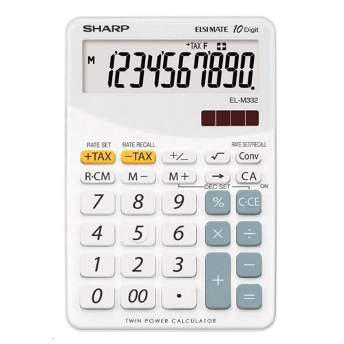 SHARP - Kalkulačka stolní EL-M332B-WH