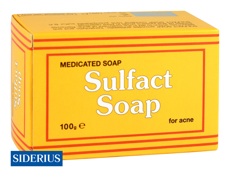 SIDERIUS - Sulfact Soap - medicinální sírové mýdlo na akné 100g