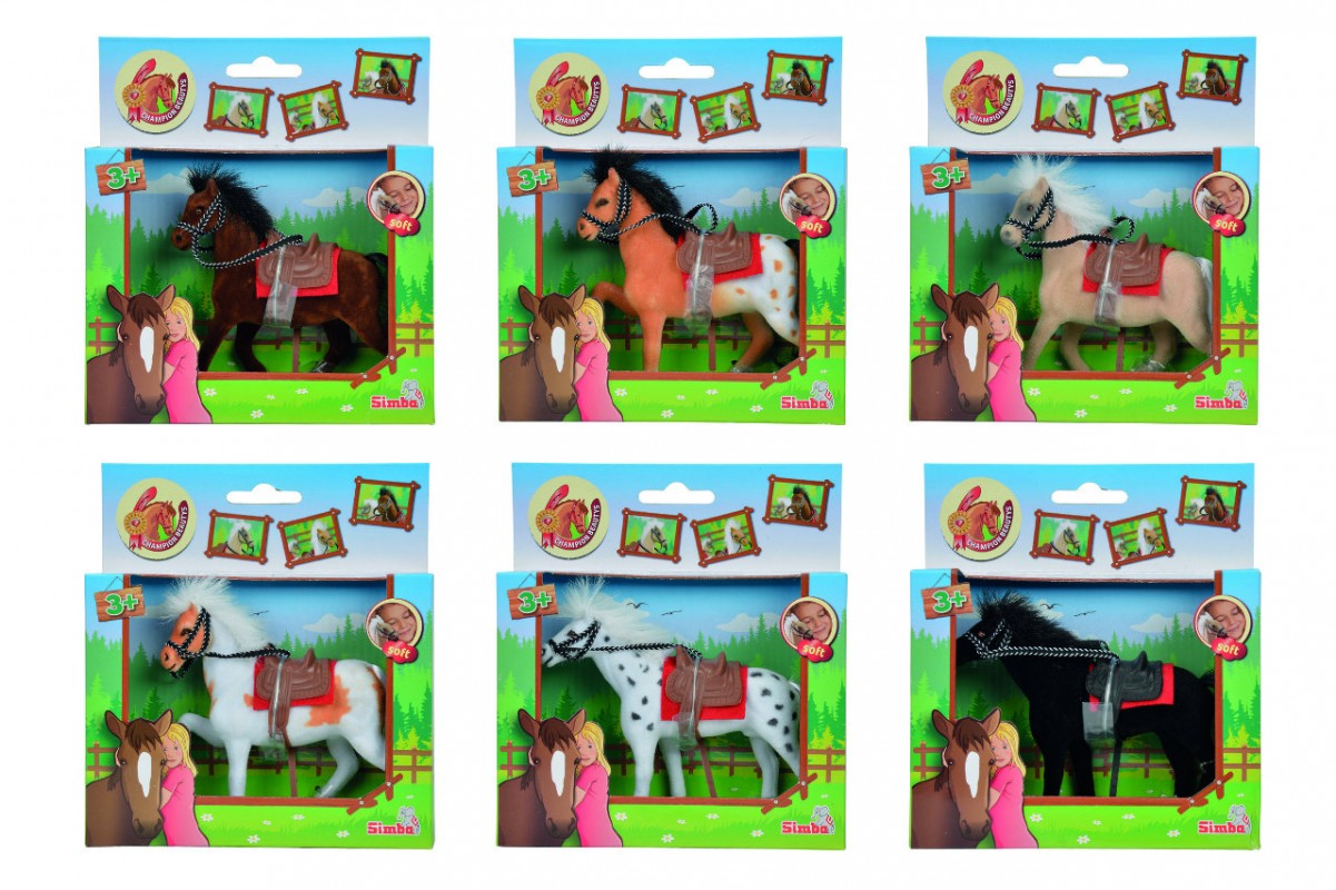 SIMBA - Kůň Beauty Pferde, 11 Cm, 6 Druhů