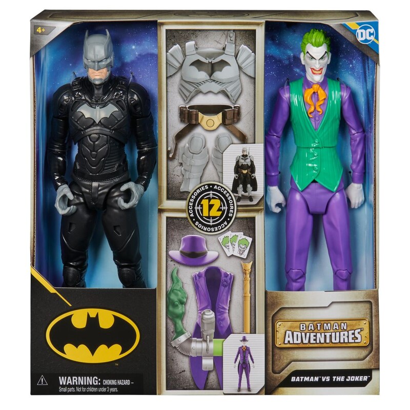 SPIN MASTER - Batman & Joker Se Speciální Výstrojí 30 Cm