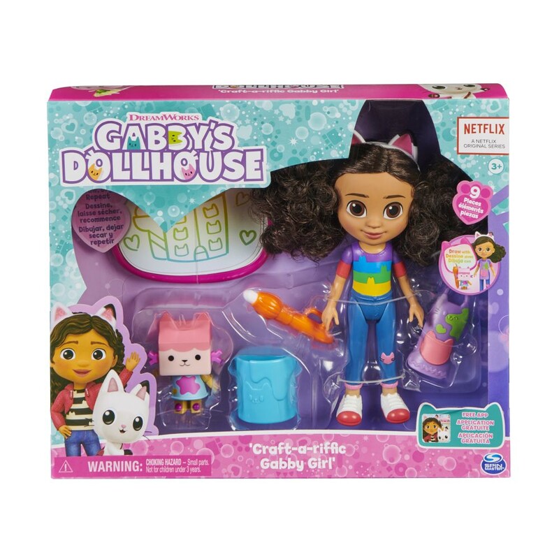 SPIN MASTER - Gabby'S Dollhouse Delux Panenka S Doplňky K Tvoření