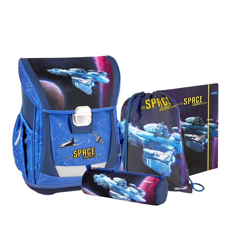 SPIRIT - Školní batoh - 4-dílný set COOL - Space