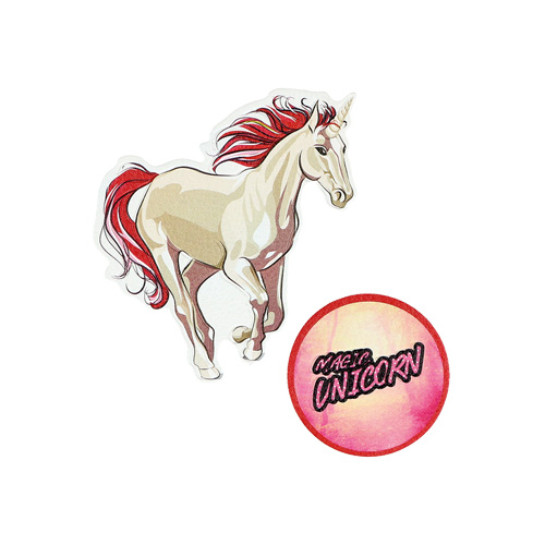 SPIRIT - Sticker na tašku Magic Unicorn, sada 2 ks