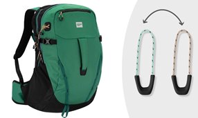 SPOKEY - BUDDY Turistický batoh, 35 l, zelený
