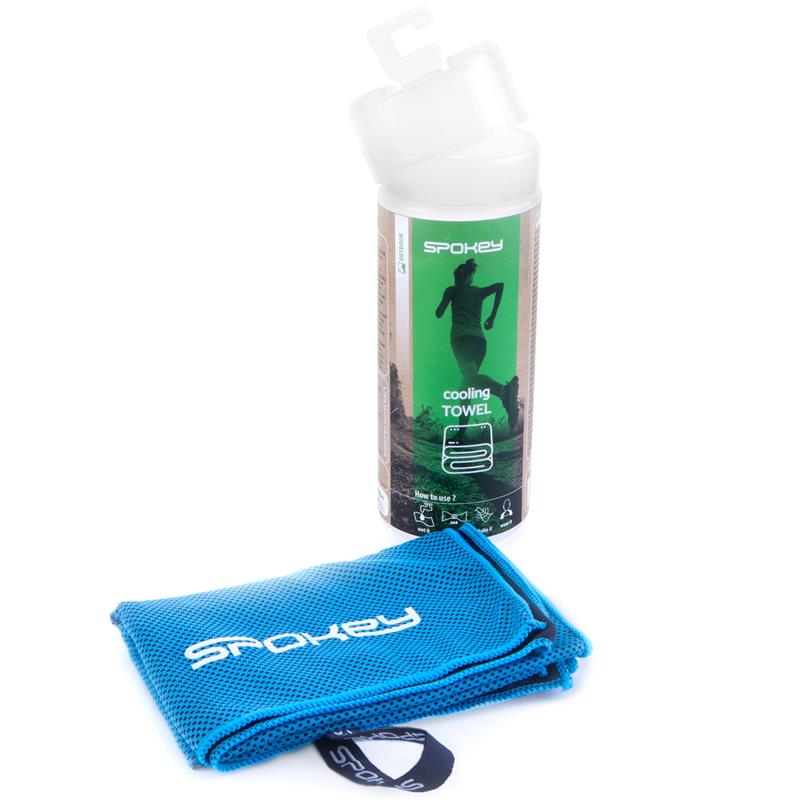SPOKEY - COSMO Chladící rychleschnoucí ručník 31x84 cm, světle modrý v plastic bag