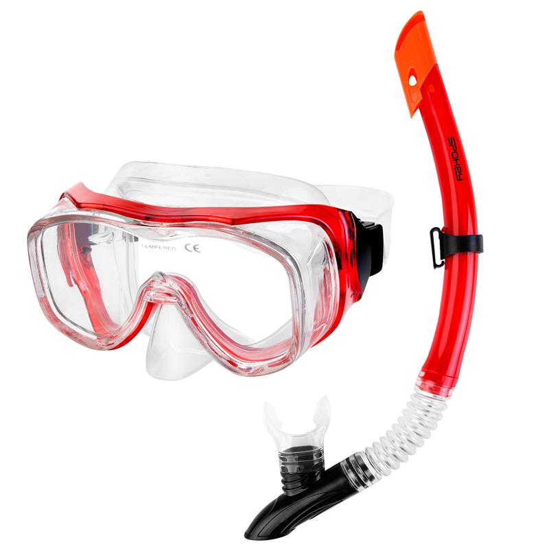 SPOKEY - LUZON Panoramatická sada pro potápění maska+šnorchl