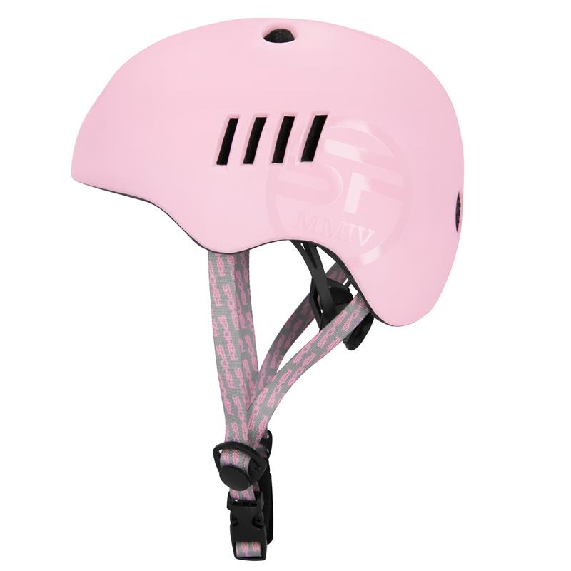 SPOKEY - PUMPTRACK Juniorská cyklistická BMX přilba IN-MOLD, 54-58 cm, růžová