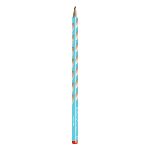 STABILO - Tužka grafitová EASY S pro praváky - světle modrá