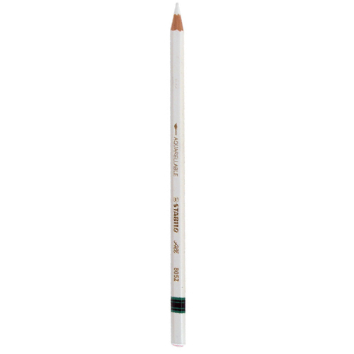 STABILO - Barevná tužka, šestihranná, na každý povrch, All, bílá