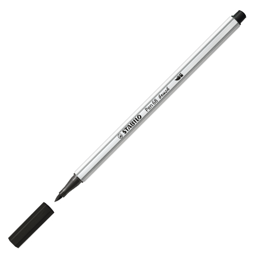 STABILO - Fixa Pen 68 Brush, černá