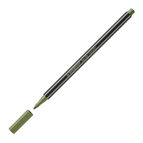 STABILO - Fixa Pen 68 metalická světle zelená