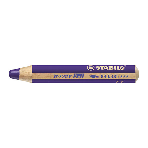 STABILO - Pastelka woody 3 in 1 violet