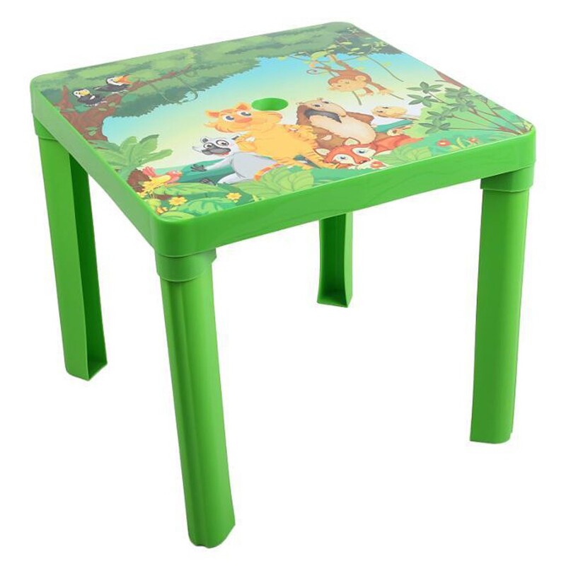 STAR PLUS - Dětský zahradní nábytek - Plastový stůl zelený
