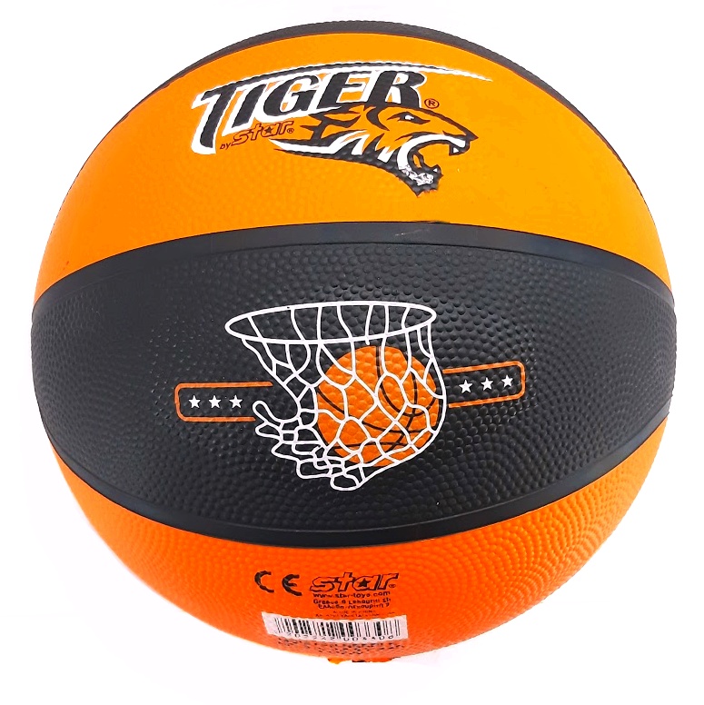 STAR TOYS - Basketbalový míč Tiger Star size7