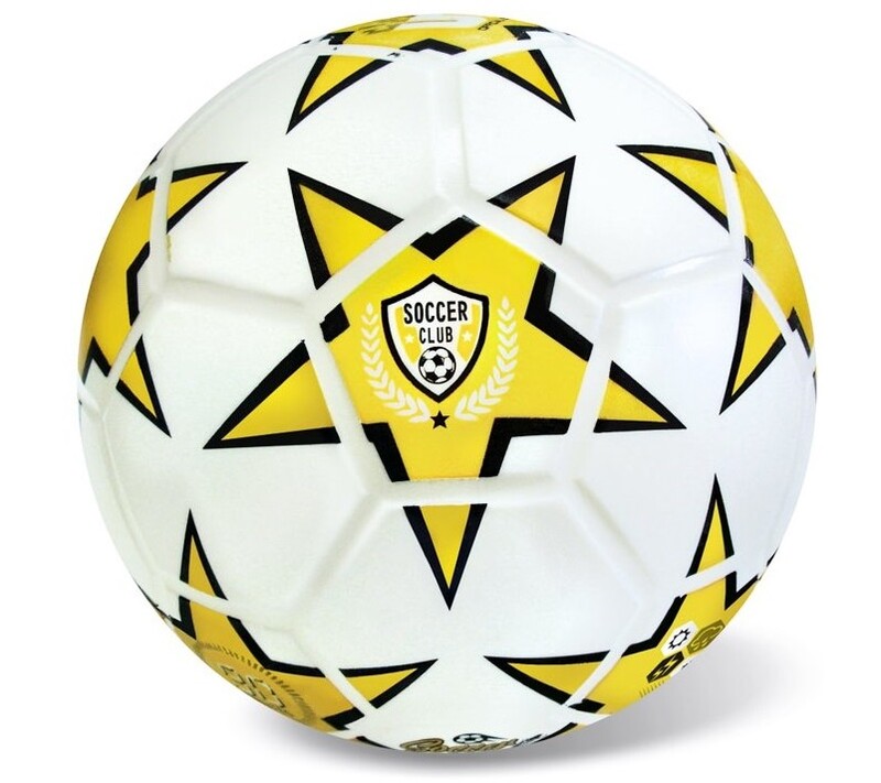 STAR TOYS - Fotbalový míč Soccer Club žlutá velikost 5