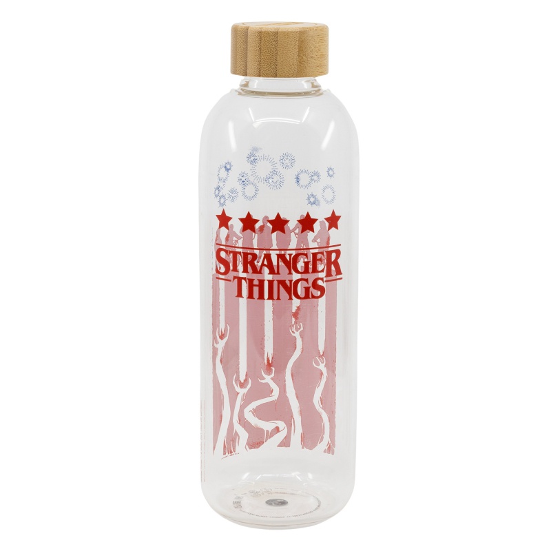 STOR - Luxusní skleněná láhev STRANGER THINGS 1030ml, 00693