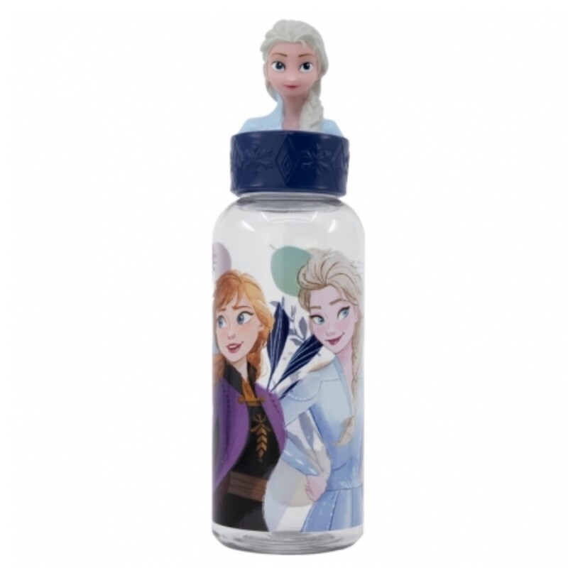 STOR - Plastová 3D láhev s figurkou Disney Frozen, 560ml, 74854