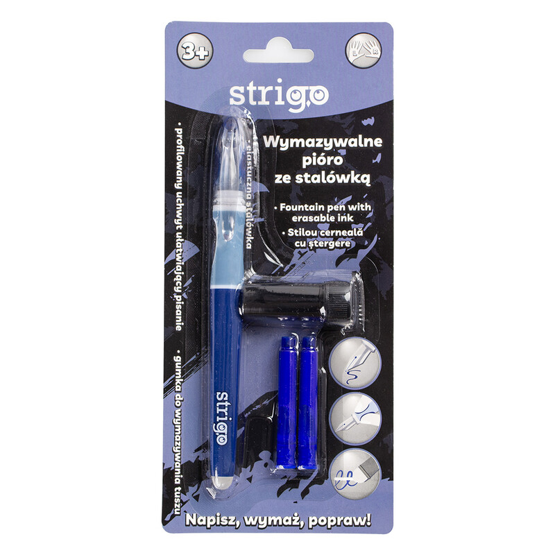 STRIGO - Gumovací pero na bombičky Strigo - tmavě modré