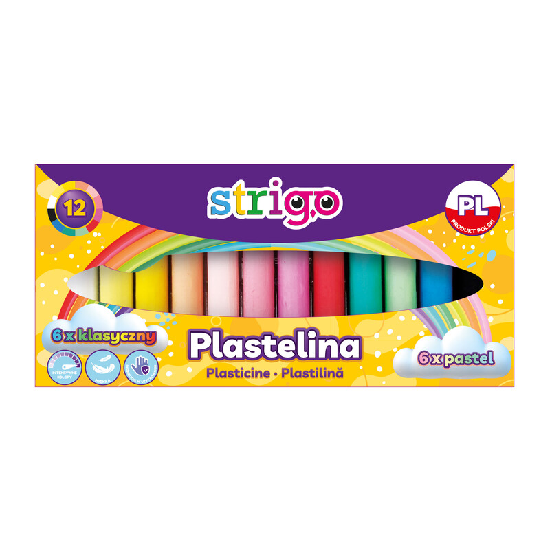 STRIGO - Plastelína 12 barev