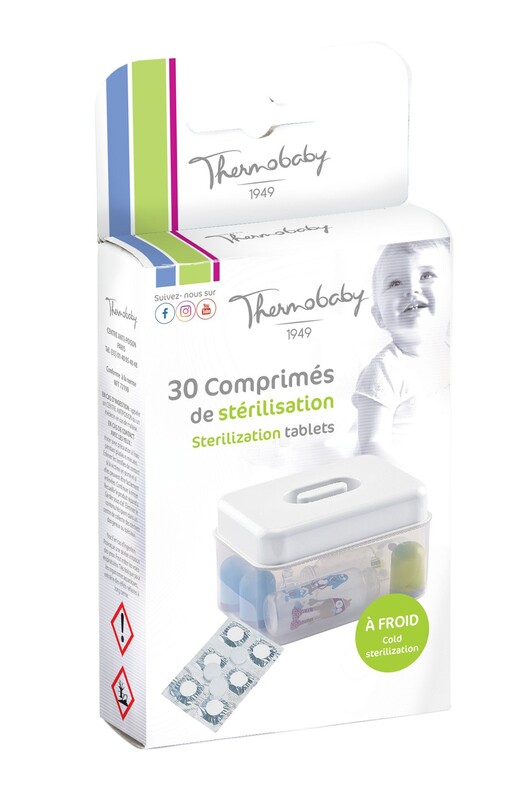 THERMOBABY - Sterilizační tablety 30 ks, White
