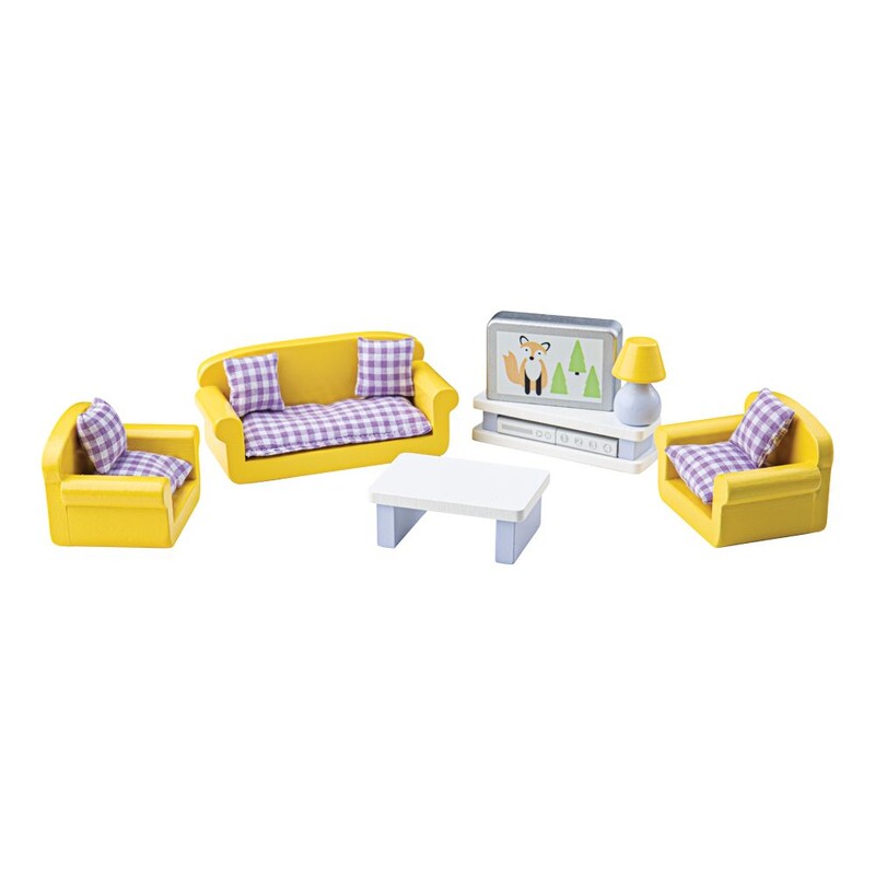 TIDLO - Dřevěný nábytek obývací pokoj žlutý